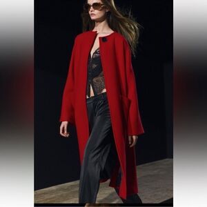 Zara Manteco wool blend coat